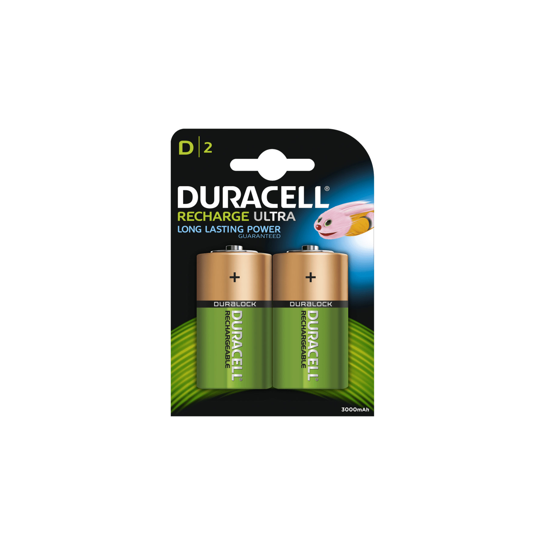 Duracell Rechargable Ultra D Battery 3000mah 2s (DURHR20B2)